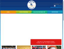 Tablet Screenshot of coltsyouthclub.org